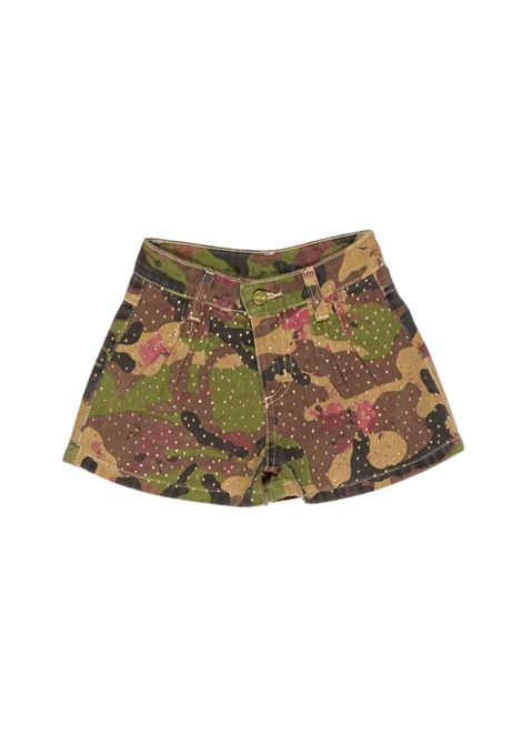 Shorts con U+E' BY MISS GRANT | UE2349NMIMETICO